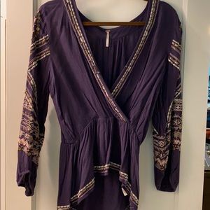 Free People Embellished Blouse